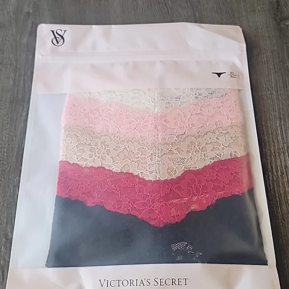 Victoria's secret very sexy the lacie 5 pack thong panties XLARGE